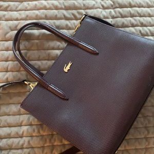 Lacoste bag deep purple